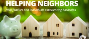 Helping Neighbors graphic of homes